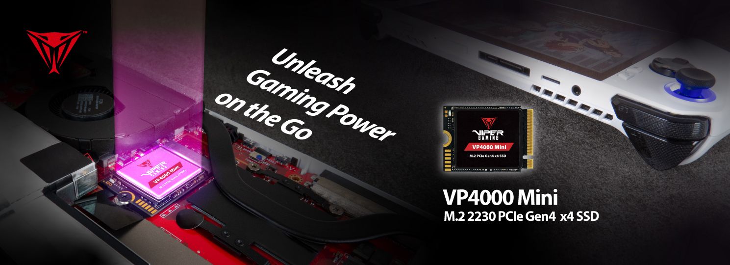 内蔵型SSD VIPER VP4000 Mini 2TB Patriot Viper Announces VP4000 Mini M.2 2230 SSD | Patriot Memory