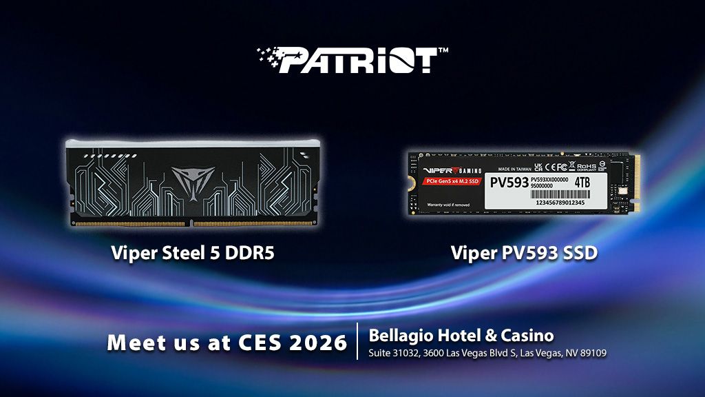 Patriot Memory Showcases Next-Generation Performance at CES 2026