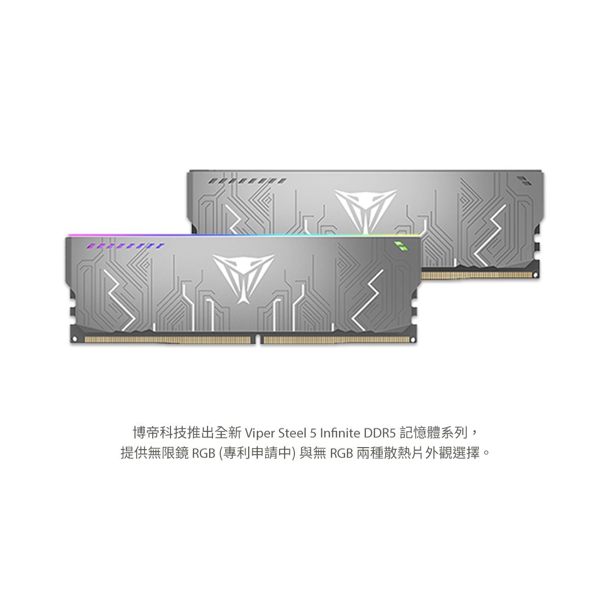 6a4dcef8bf3be45c7c86a3ad_Viper Steel 5 Infinite RGB Non-RGB DDR5_News room_1200x1200_TC 1