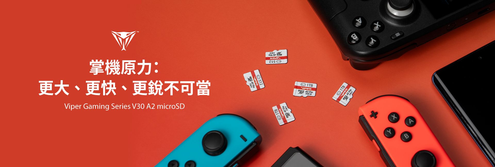 Viper Gaming Series V30 A2 microSD 記憶卡