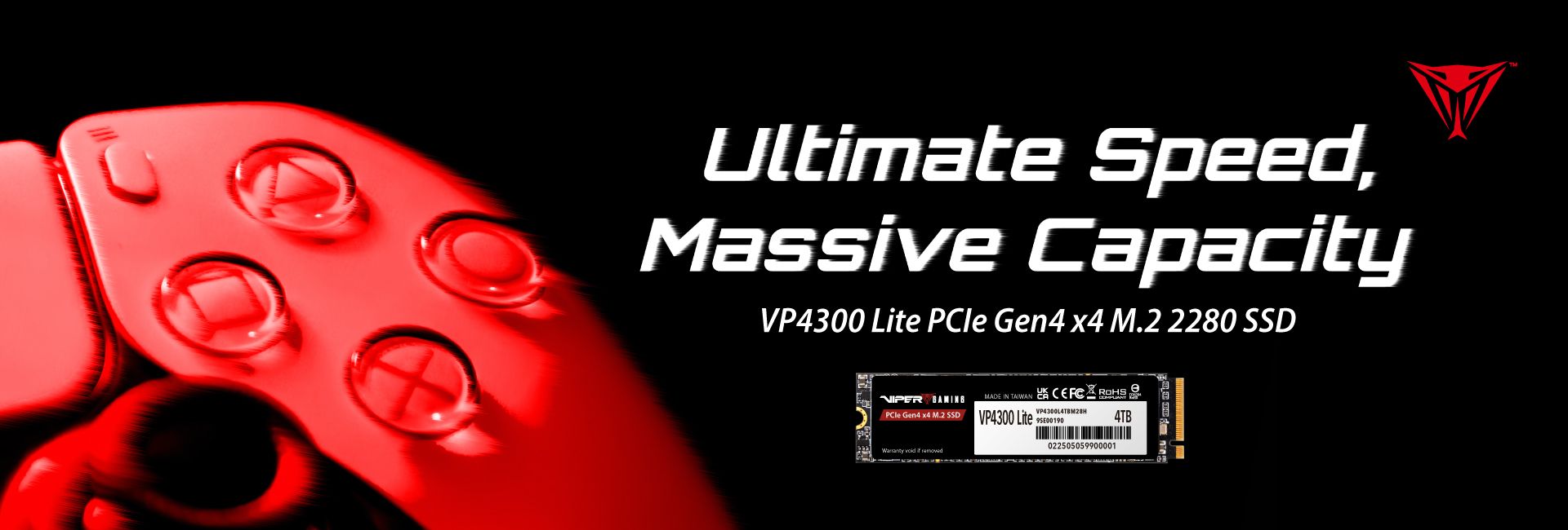 VP4300 Lite PCIe Gen4 x4 M.2 2280 Gaming SSD