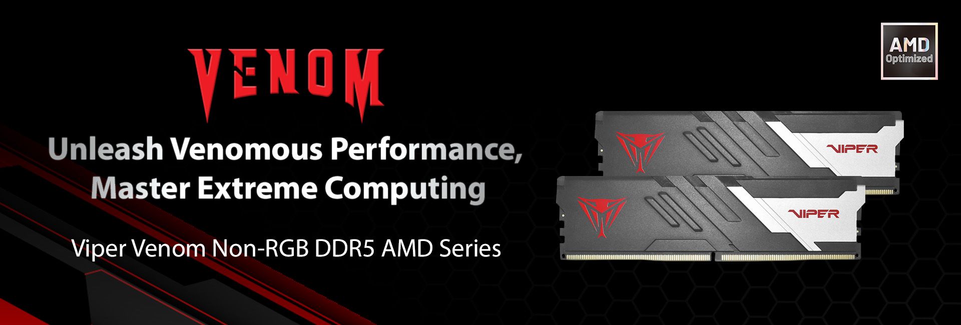 Viper Venom Non-RGB DDR5 AMD Series
