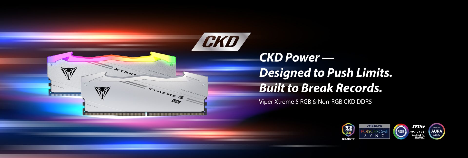 Viper Xtreme 5 RGB & Non-RGB CKD DDR5 Performance DRAM