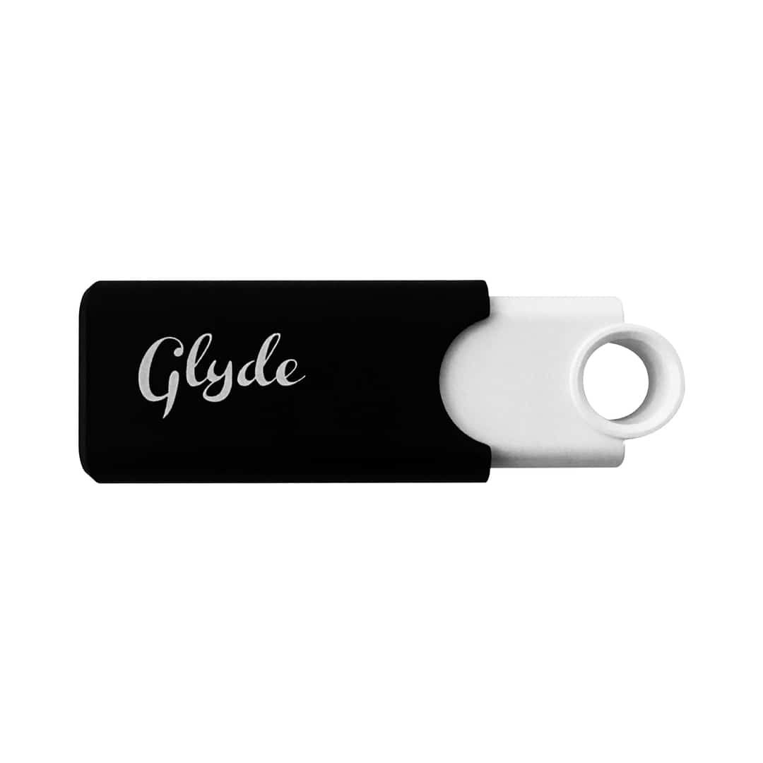 GLYDE (B&W) *RETIRED USB 3.1 FLASH DRIVE thumbnail 1
