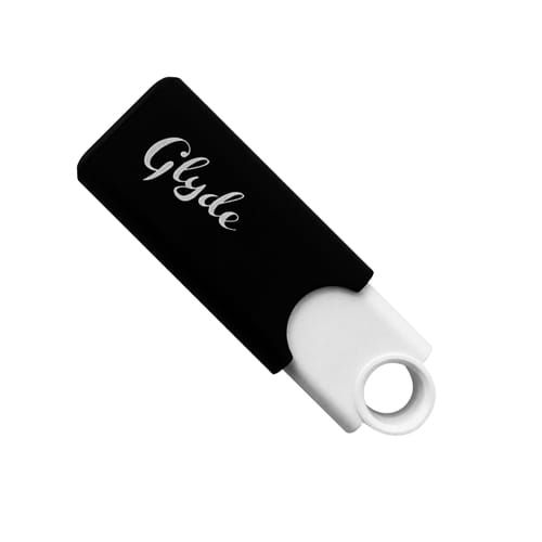 GLYDE (B&W) *RETIRED USB 3.1 FLASH DRIVE thumbnail 2