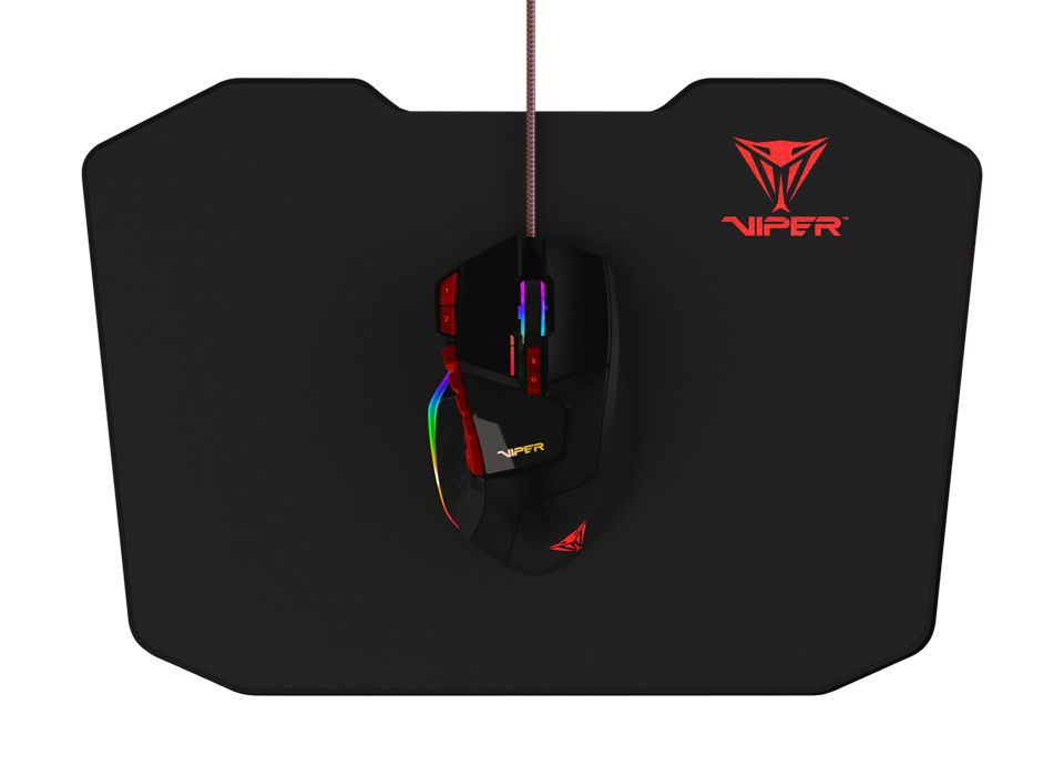 RIGID SURFACE RGB MOUSE PAD