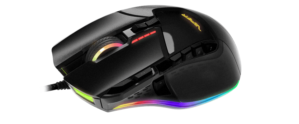 Viper V570 LASER BLACKOUT RGB GAMING MOUSE
