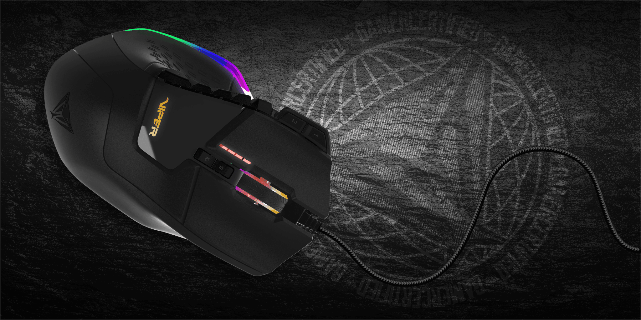 Viper V570 LASER BLACKOUT RGB GAMING MOUSE