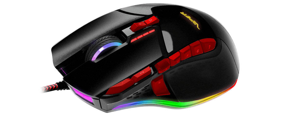 Viper V570 RGB MMO+FPSLASER GAMING MOUSE