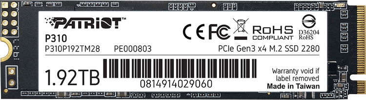 P310 PCIe Gen3 x4 M.2 2280 SSD | Patriot Memory