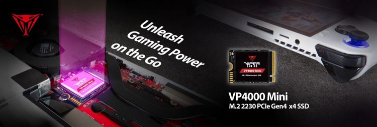 VP4000 Mini PCIe Gen4 x4 M.2 2230 Gaming SSD | Patriot Memory