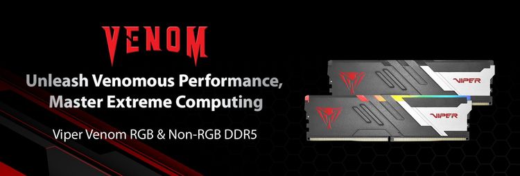 Viper Venom RGB & Non-RGB DDR5 Performance DRAM | Patriot Memory