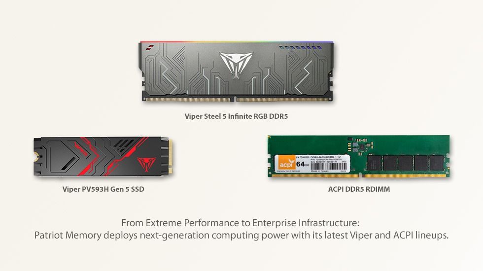 PATRIOT MEMORY TO UNVEIL NEXT-GEN AI MEMORY AND STORAGE INFRASTRUCTURE AT COMPUTEX 2026