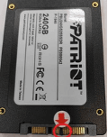 SSD physical damage