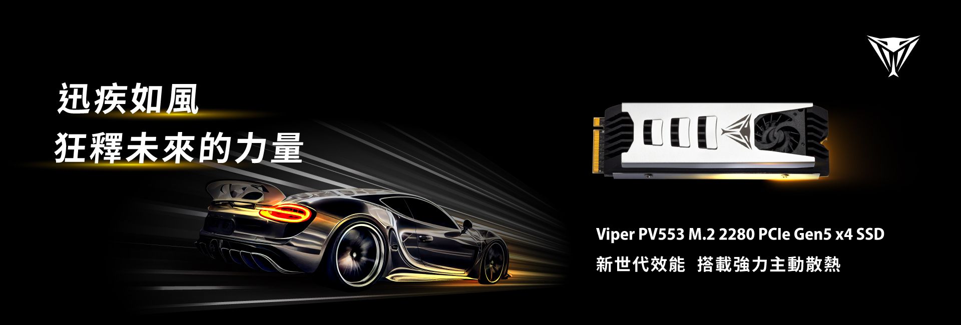 PV553 PCIe Gen5 x4 M.2 2280 Gaming 固態硬碟
